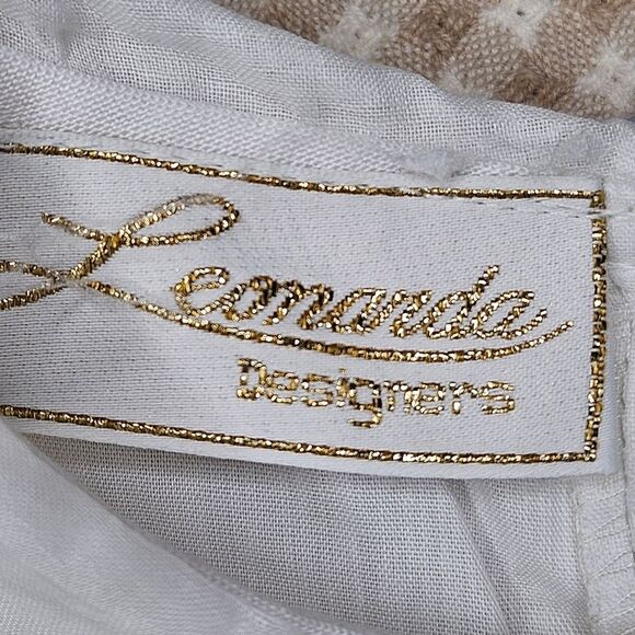 Leonarda Designs White Organza Overlay & Embroidered Cotton Puff Sleeve Dress - Picture 6 of 11